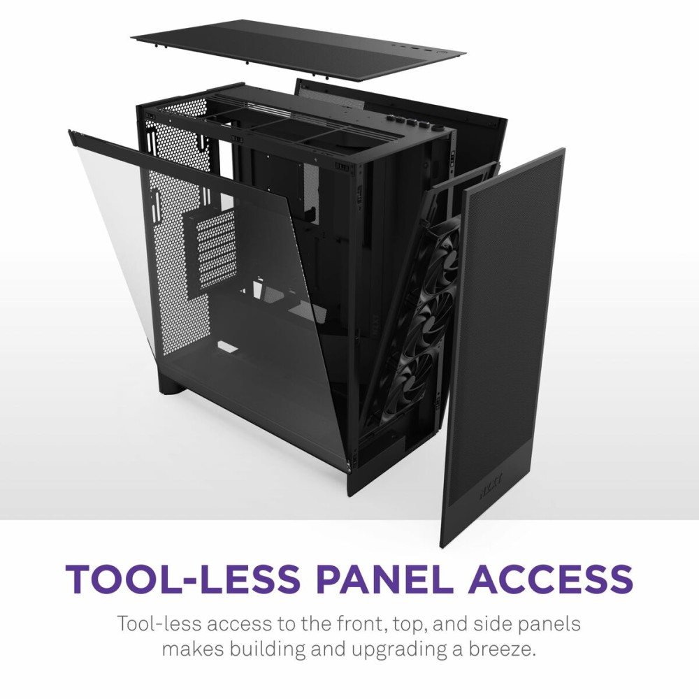 ATX Semi-tower Box NZXT H7 Flow Midi Black