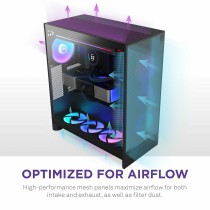 ATX Semi-tower Box NZXT H7 Flow Midi Black