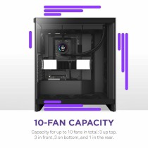 ATX Semi-tower Box NZXT H7 Flow Midi Black