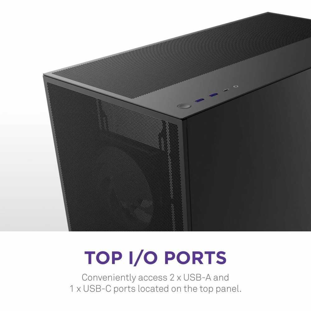 ATX Semi-tower Box NZXT H7 Flow Midi Black