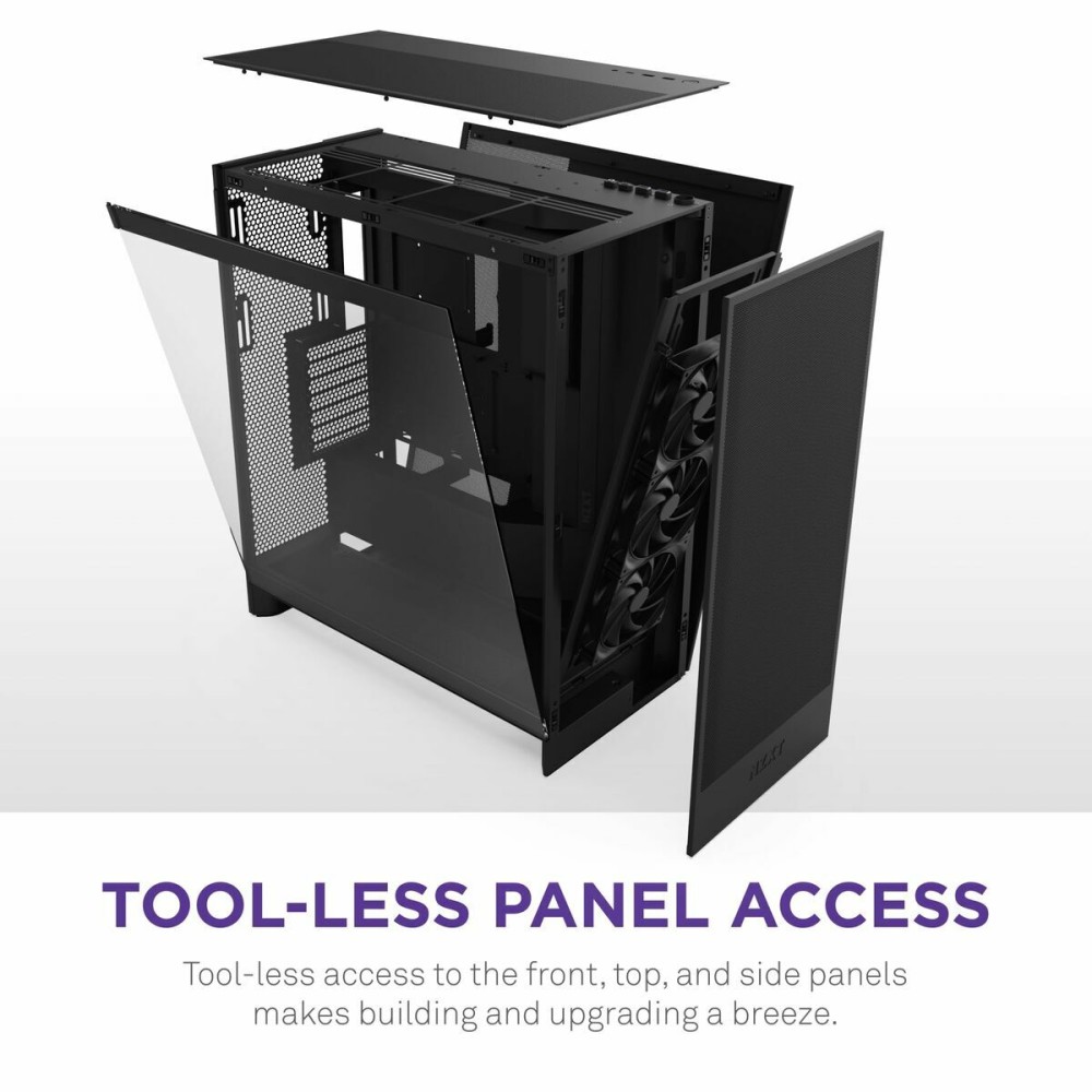 ATX Semi-tower Box NZXT H7 Flow Midi Black