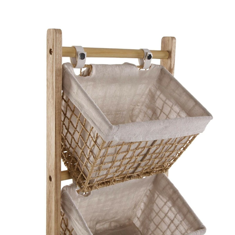 Bathroom Shelves Versa Nadir Brown 35 x 102 x 35 cm