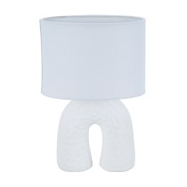Lampe de bureau Versa Blanc Céramique 18 x 28 cm