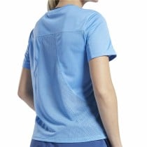 Women’s Short Sleeve T-Shirt Reebok Speedwick Light Blue