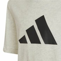 Child's Short Sleeve T-Shirt Adidas Future Icons Grey