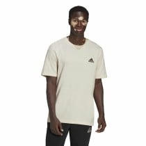 Herren Kurzarm-T-Shirt Adidas Essentials Feelcomfy Weiß