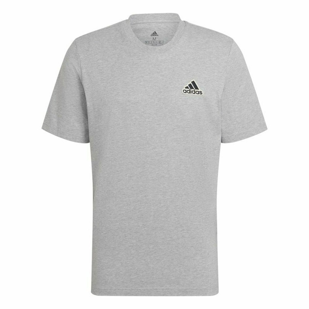 Herren Kurzarm-T-Shirt Adidas Essentials Feelcomfy Grau