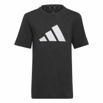 Kurzarm-T-Shirt für Kinder Adidas Future Icons Schwarz