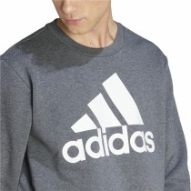Herren Sweater ohne Kapuze Adidas Bl Fl Grau