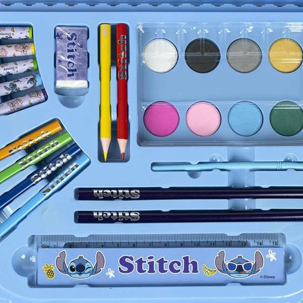 Papierwaren-Set Stitch Blau Aktentasche
