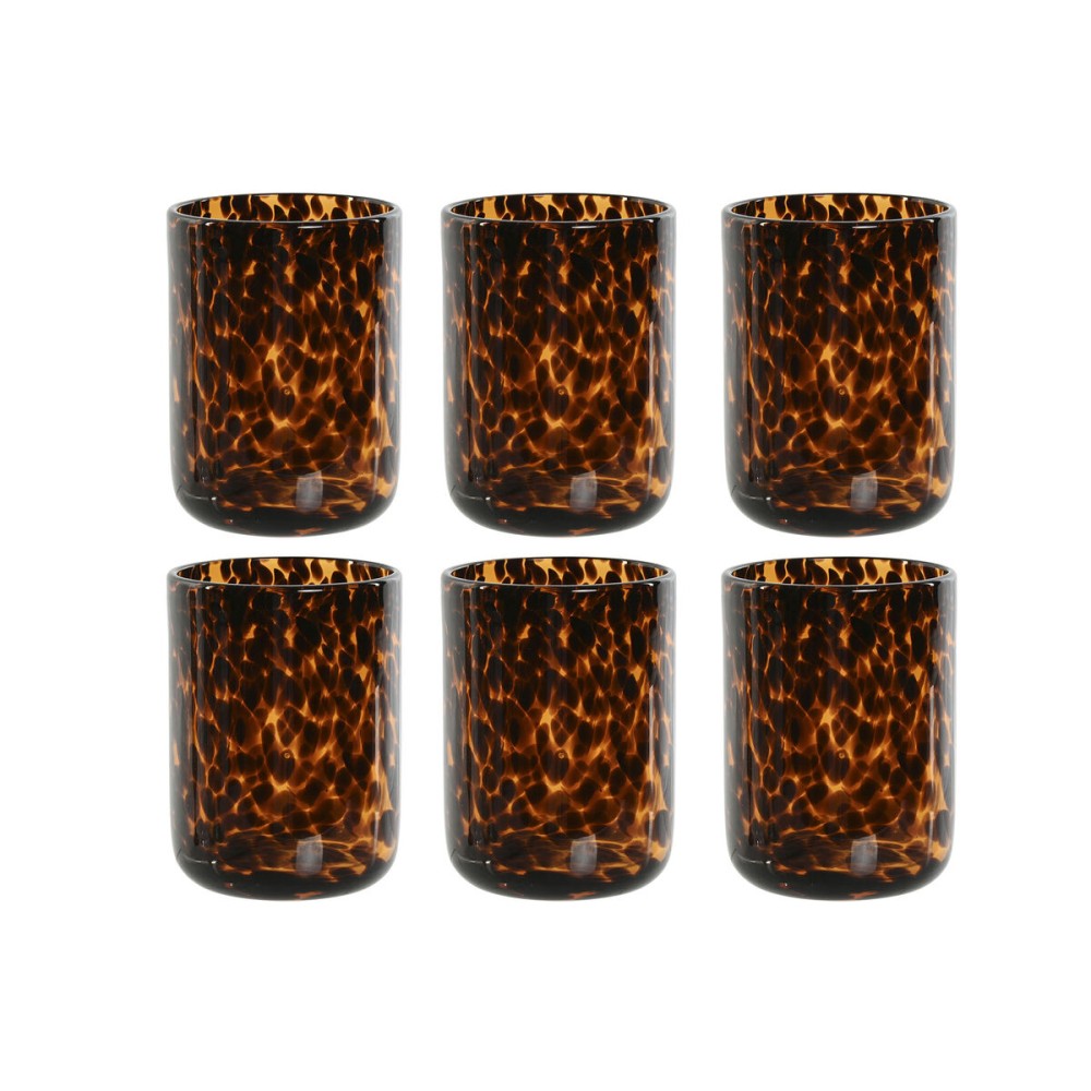 Set de Verres Home ESPRIT Verre Vintage 320 ml (6 Unités)