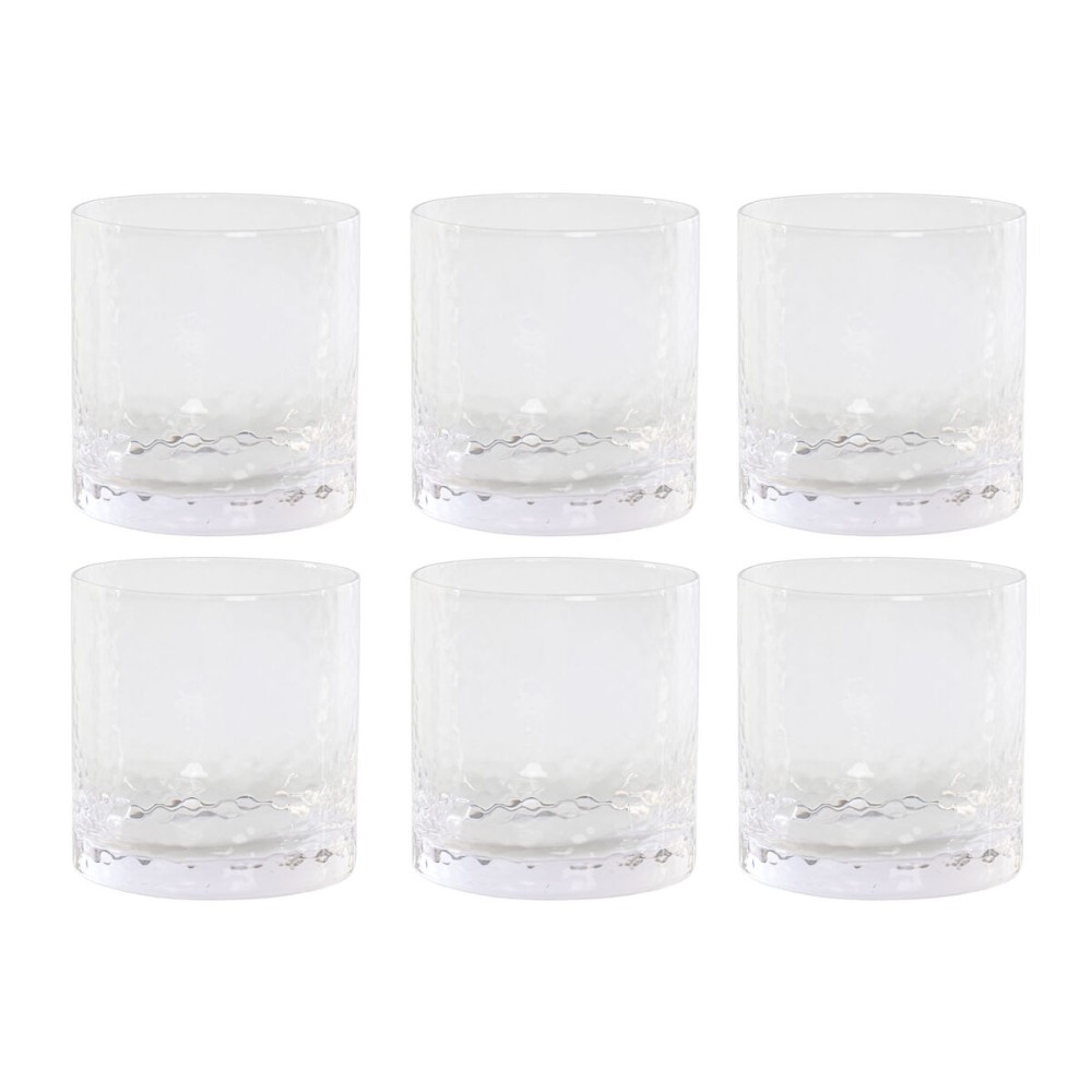 Set de Verres Home ESPRIT Transparent Verre Avec relief (6 Unités)