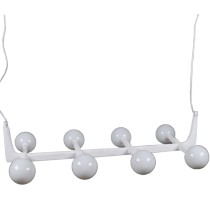 Deckenlampe Home ESPRIT Weiß Metall Kristall 110 x 45 x 23 cm