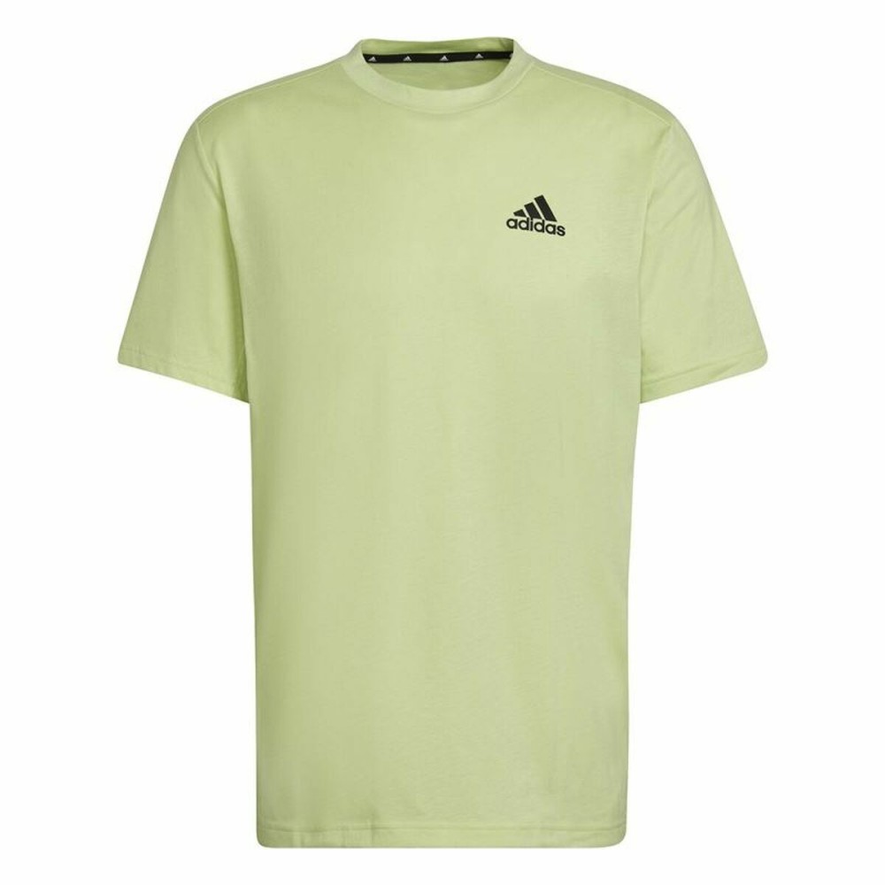 Herren Kurzarm-T-Shirt Adidas Aeroready Designed 2 Move grün