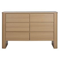 Chest of drawers Home ESPRIT Natural Light grey Modern 120 x 40 x 80 cm