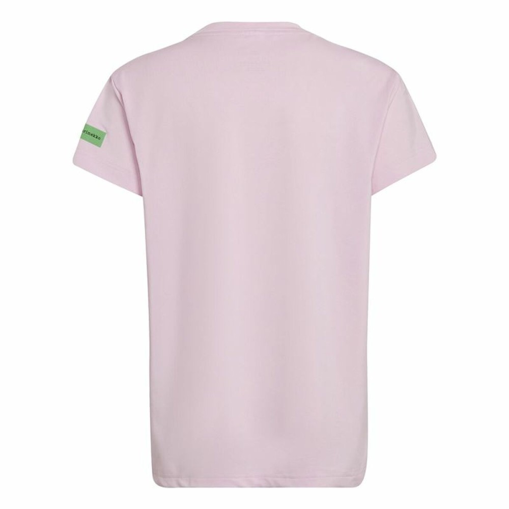 Child's Short Sleeve T-Shirt Adidas x Marimekko Pink