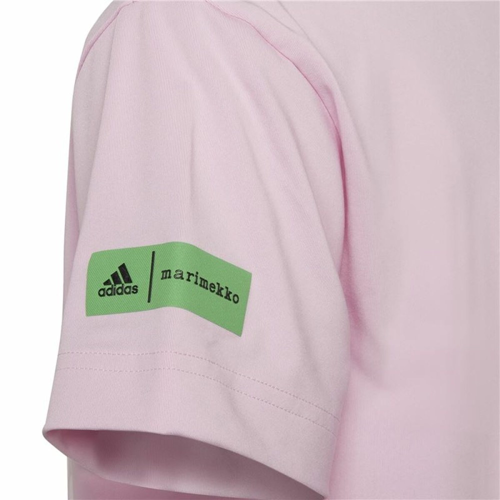 Child's Short Sleeve T-Shirt Adidas x Marimekko Pink