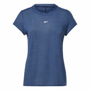 Damen Kurzarm-T-Shirt Reebok Workout Ready Dunkelblau