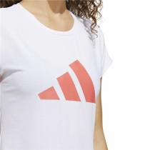 Women’s Short Sleeve T-Shirt Adidas Training 3B White