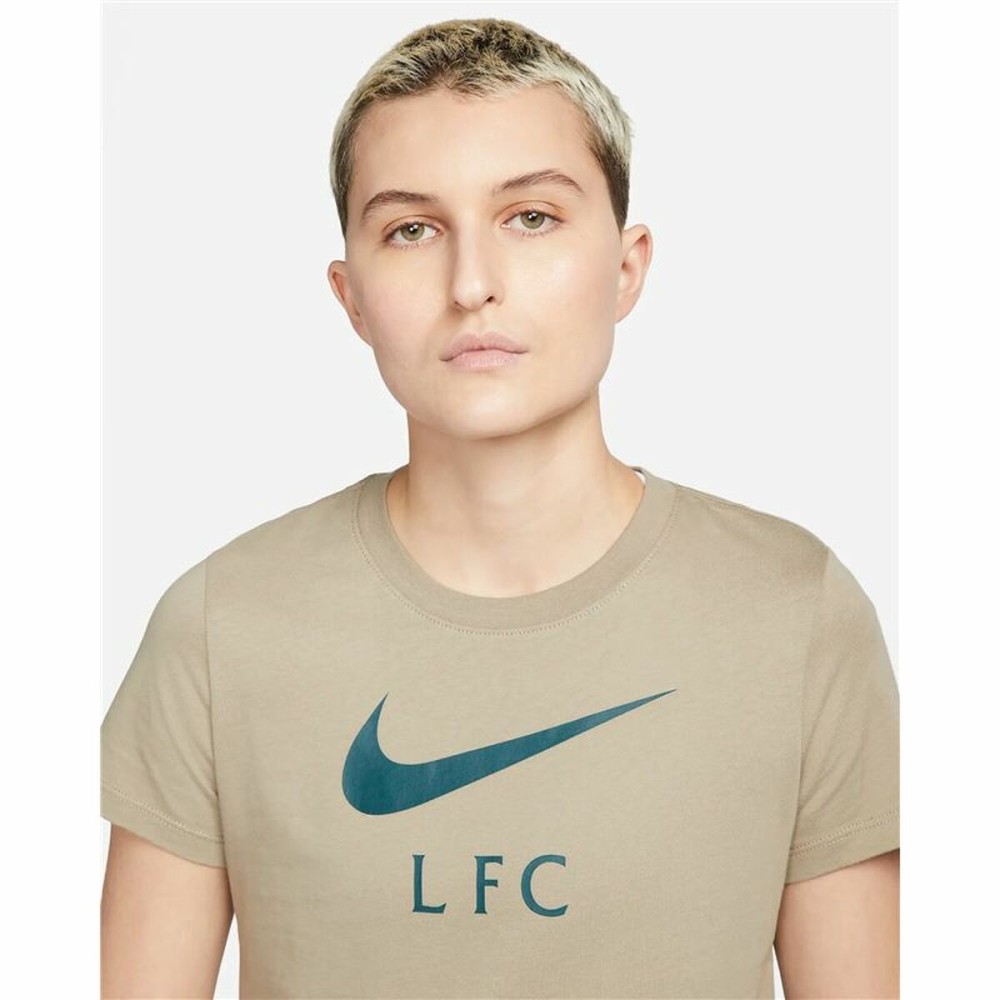 Women’s Short Sleeve T-Shirt Nike Liverpool FC Brown