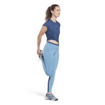 T-shirt à manches courtes femme Reebok Workout Ready Bleu foncé