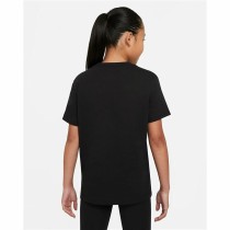 Child's Short Sleeve T-Shirt Nike Sportswear Black