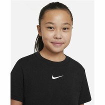 Child's Short Sleeve T-Shirt Nike Sportswear Black