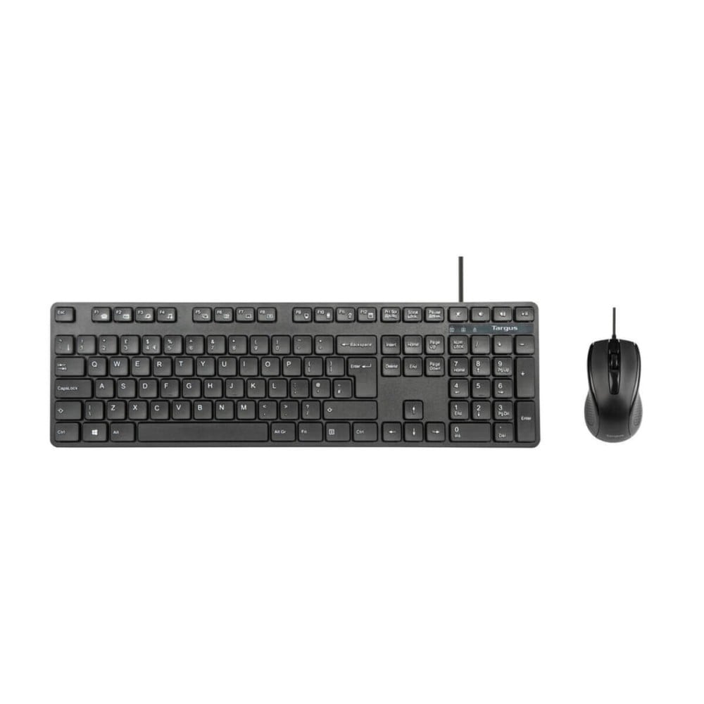 Tastatur mit Maus Targus AKM622ES Schwarz Spanisch QWERTY