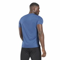 Men’s Short Sleeve T-Shirt Reebok Tech Style Activchill Move Blue