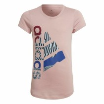 Kurzarm-T-Shirt für Kinder Adidas Girl Power Rosa