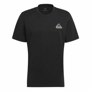 Men’s Short Sleeve T-Shirt Adidas Essentials Feel Comfy Black