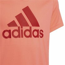 Child's Short Sleeve T-Shirt Adidas Designed to Move Salmon