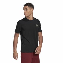 Herren Kurzarm-T-Shirt Adidas Essentials Feel Comfy Schwarz