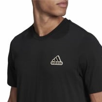 Men’s Short Sleeve T-Shirt Adidas Essentials Feel Comfy Black