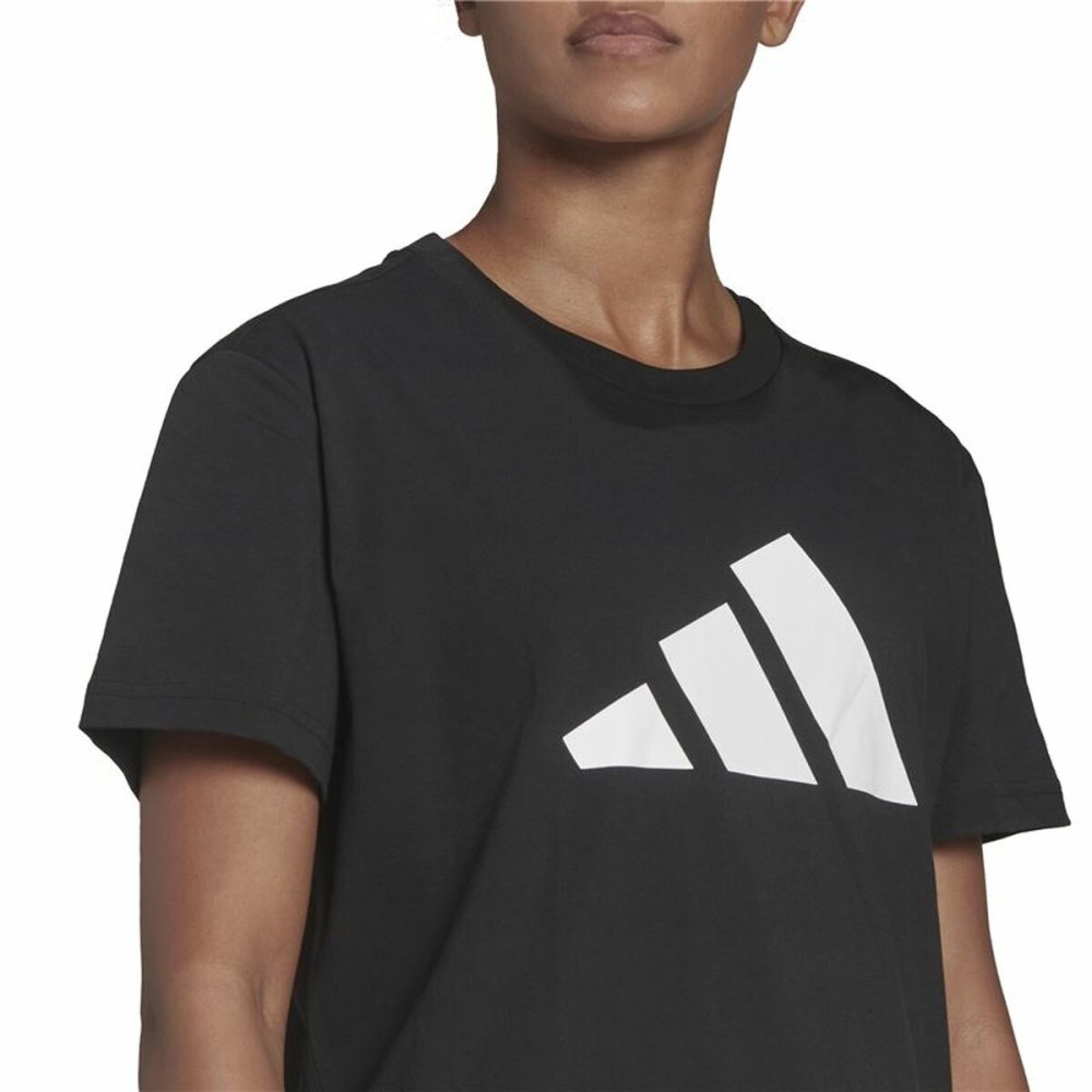 Herren Kurzarm-T-Shirt Adidas Future Icons Schwarz