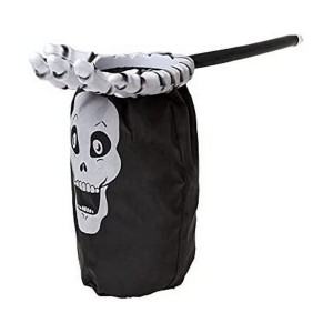 Halloween Decorations Trick or Treat Black 53 x 30 cm Skull