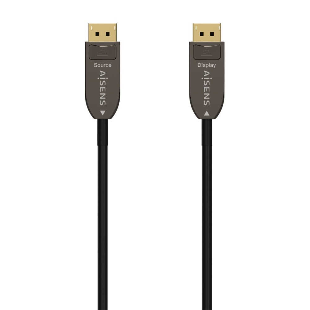 DisplayPort Cable Aisens A155-0609 Black 30 m