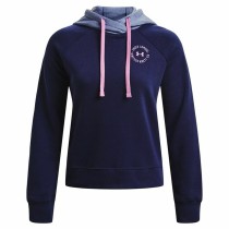 Damen Sweater mit Kapuze Under Armour Rival Fleece Marineblau