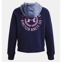 Damen Sweater mit Kapuze Under Armour Rival Fleece Marineblau