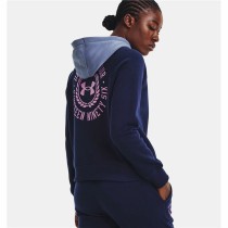 Damen Sweater mit Kapuze Under Armour Rival Fleece Marineblau