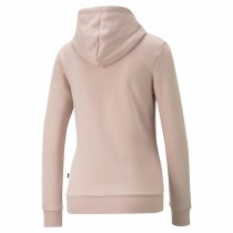 Sweat à capuche femme Puma Rose clair