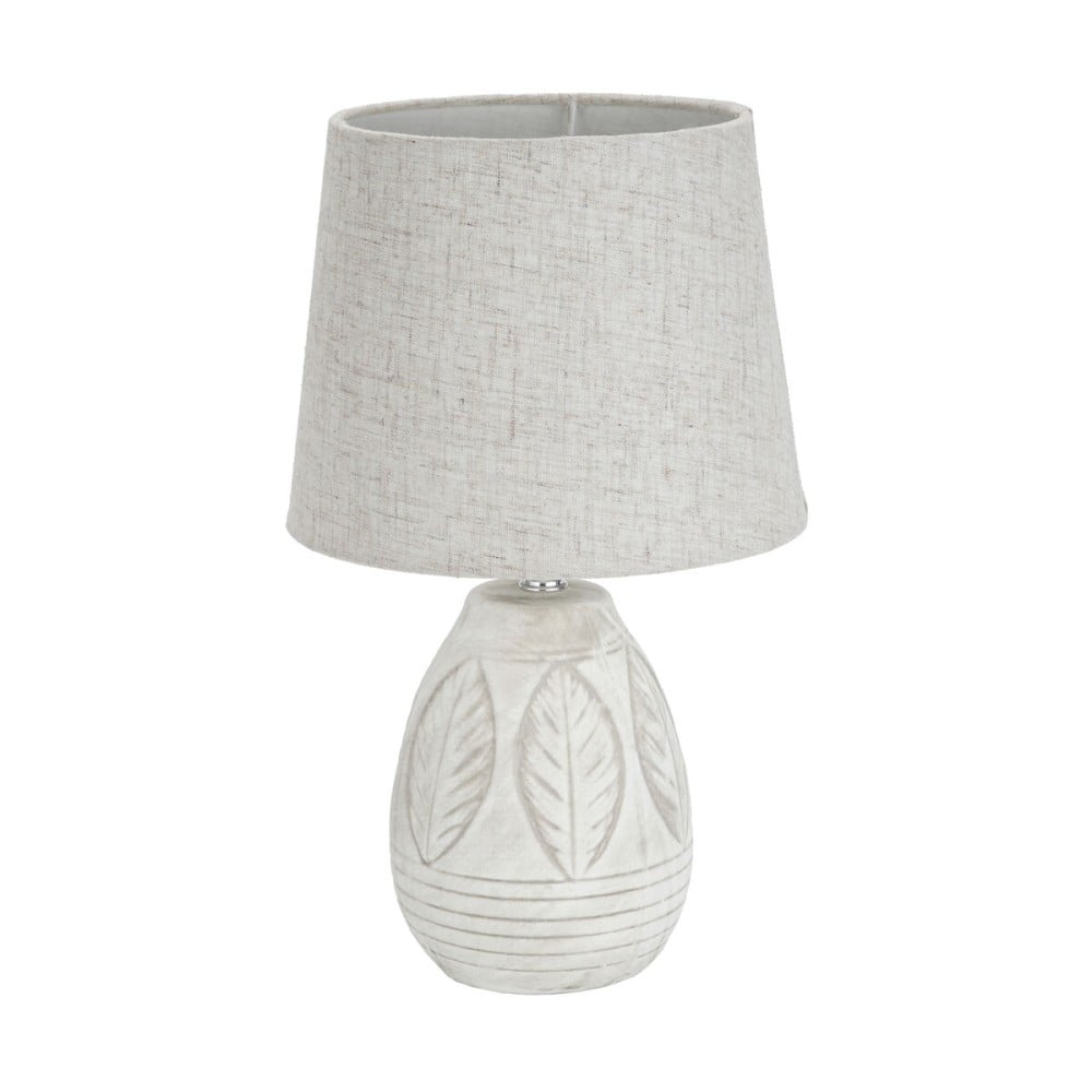 Tischlampe Versa Brasilia Leinen aus Keramik 40 W 20 x 31 cm