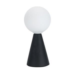 Tischlampe Versa Schwarz aus Keramik Kristall 40 W 10 x 22,5 cm Prisma