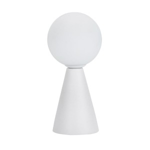 Tischlampe Versa Weiß aus Keramik Kristall 40 W 10 x 22,5 cm Prisma