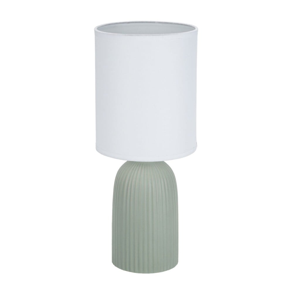 Tischlampe Versa grün Baumwolle aus Keramik 40 W 15 x 36 cm
