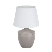 Tischlampe Versa Aurelia Grau Baumwolle aus Keramik 40 W 20 x 31,5 cm