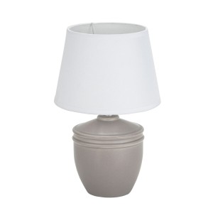 Tischlampe Versa Aurelia Grau Baumwolle aus Keramik 40 W 20 x 31,5 cm