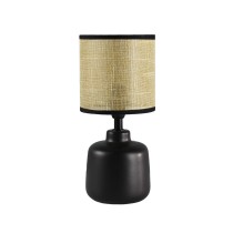 Tischlampe Versa Schwarz aus Keramik 18 x 34 x 18 cm