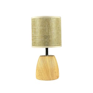 Tischlampe Versa Senf aus Keramik 14 x 29 x 14 cm