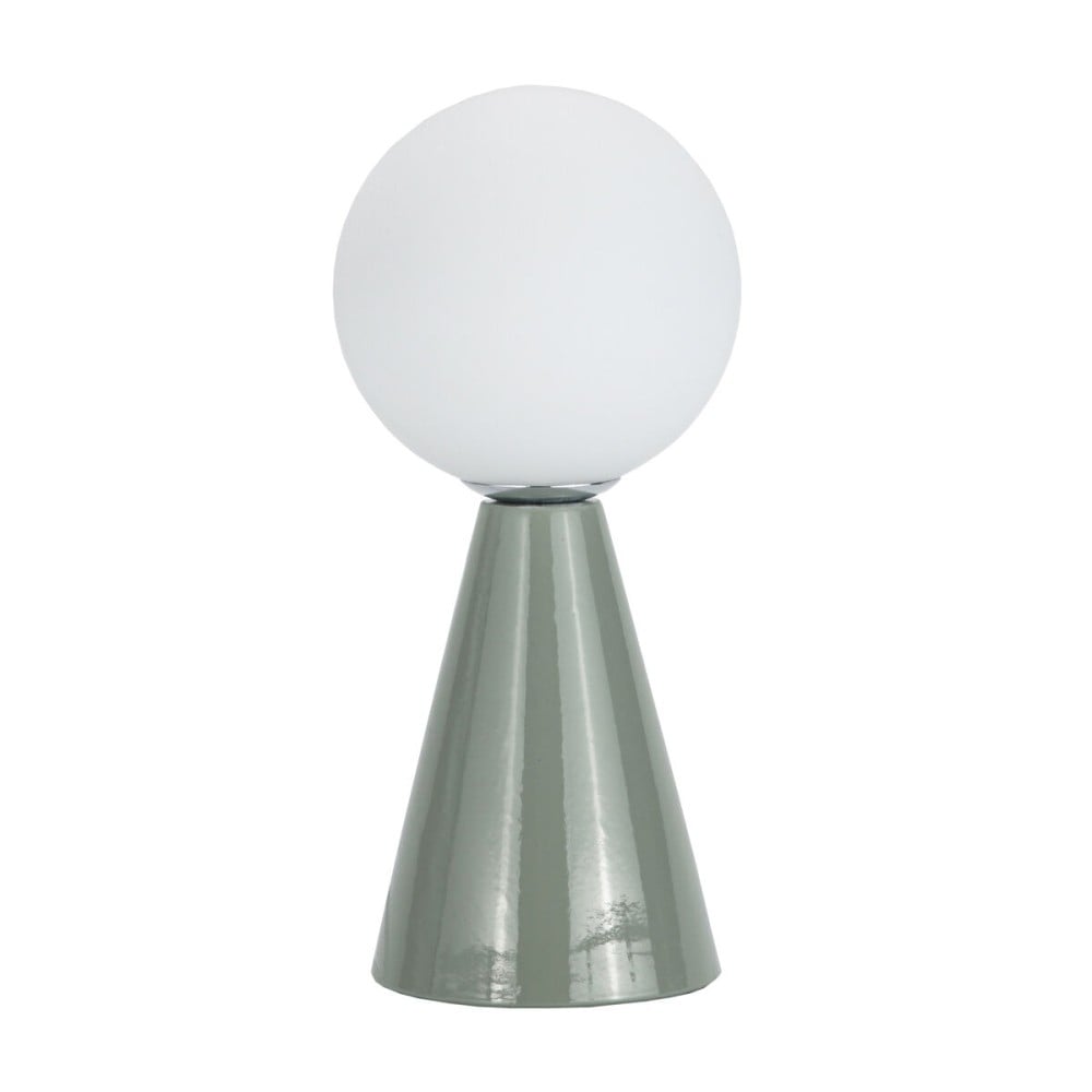 Tischlampe Versa grün aus Keramik Kristall 40 W 10 x 22,5 cm Prisma